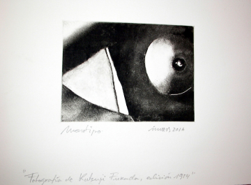 Monotipo16: K.Fukada - 2016 - Plancha 16x12cm - Papel 250gr. Canton Guarro